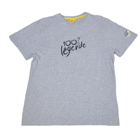 Paris Tour De France 2013 Race Map Gray and YellowShort Sleeve Tshirt si… - Picture 4 of 16